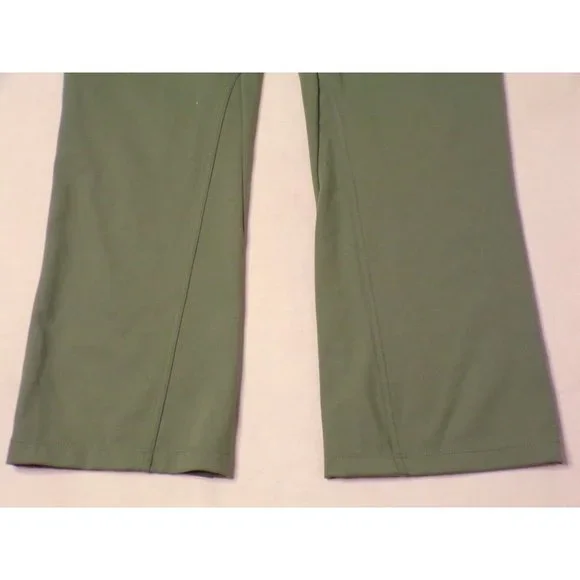 Zella Studio Lite Pocket Kick Flare Crop Leggings Green Small 4-6 NEW - Picture 5 of 8